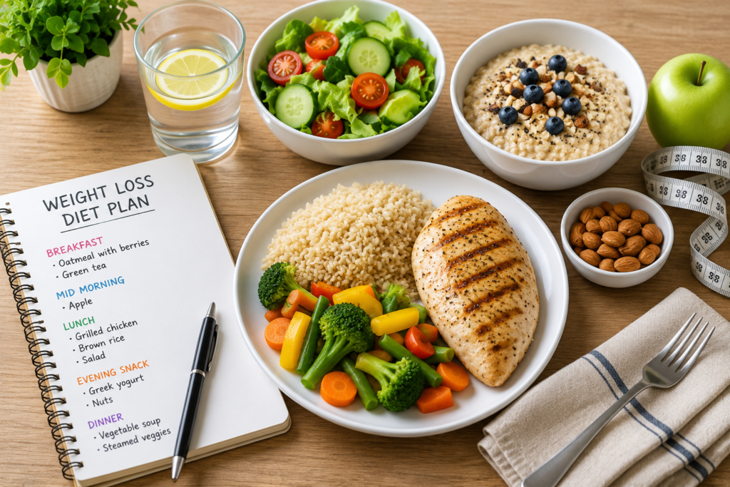 Best weight loss diet plan for beginners at home.