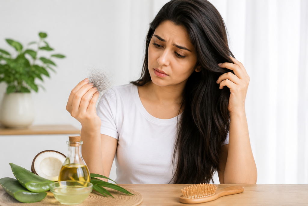 How to stop hair fall permanently at home naturally
